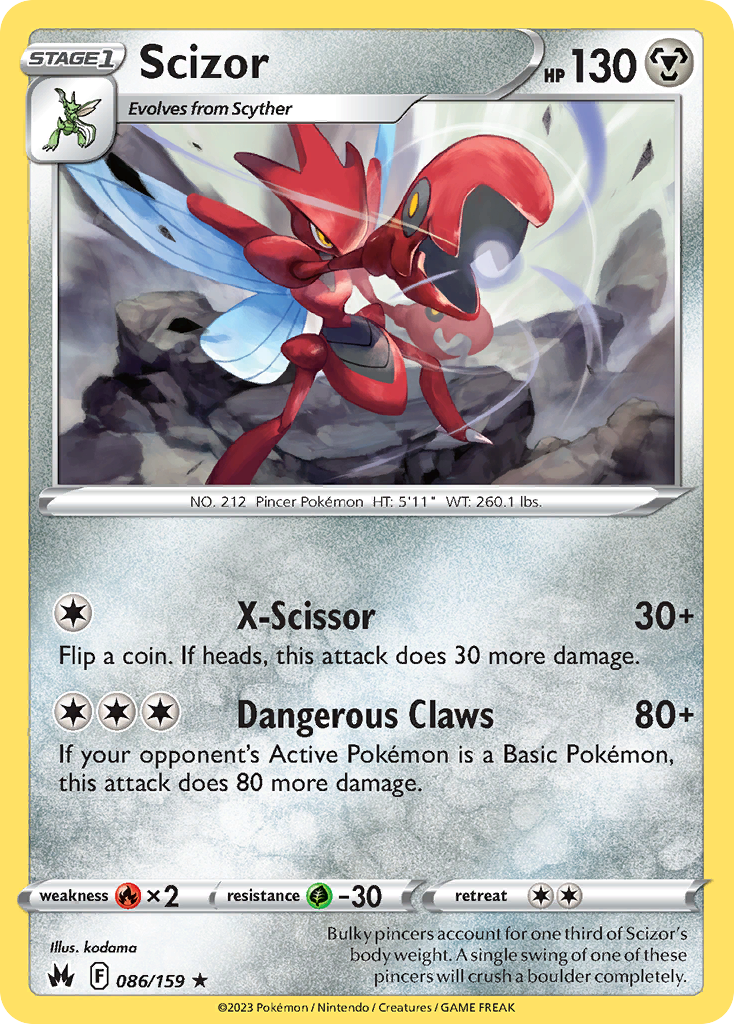 Scizor — illustrated card