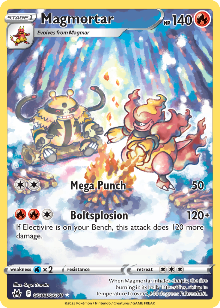 Magmortar — illustrated card