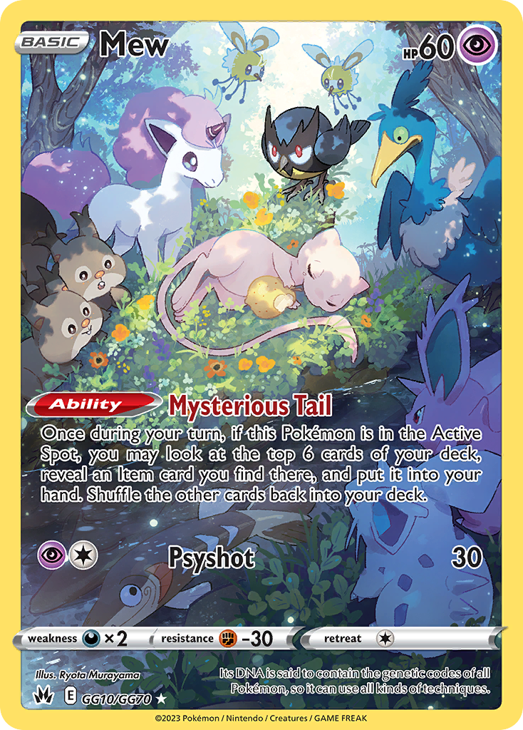 Mew — illustrated card