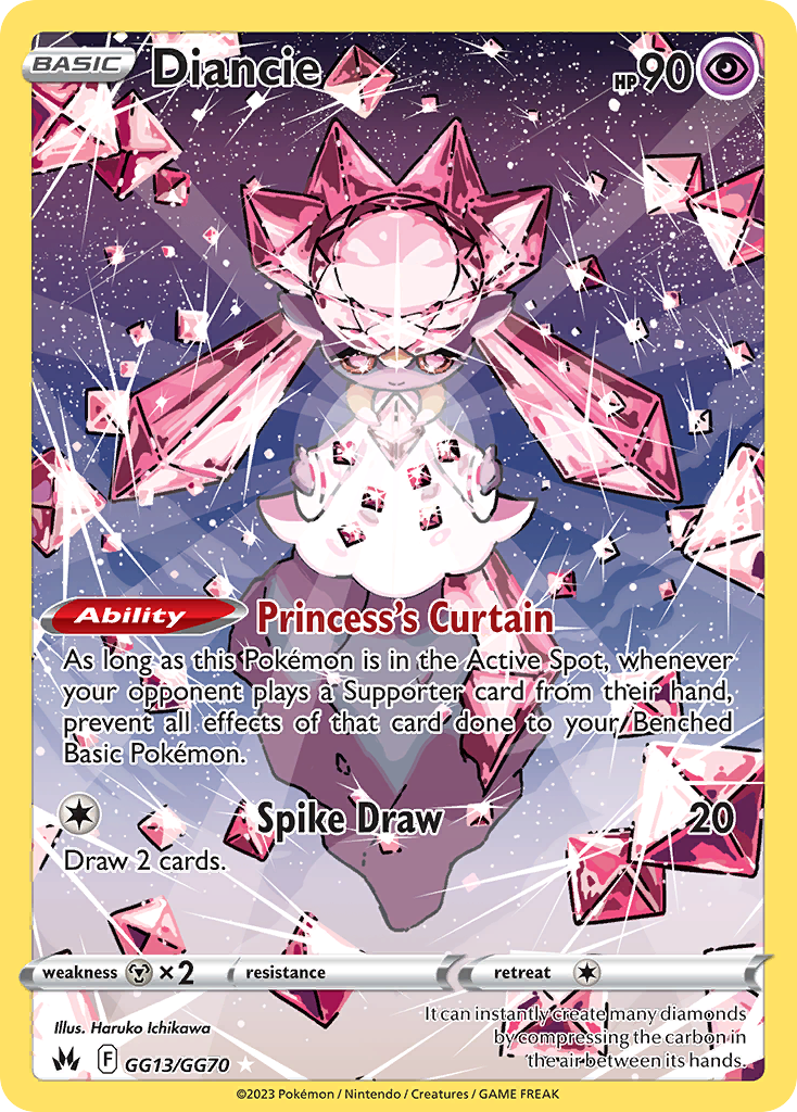 Diancie — illustrated card