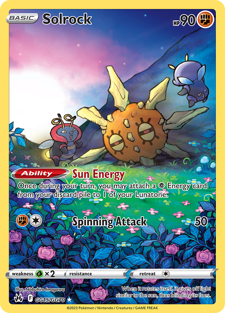 Solrock — illustrated card