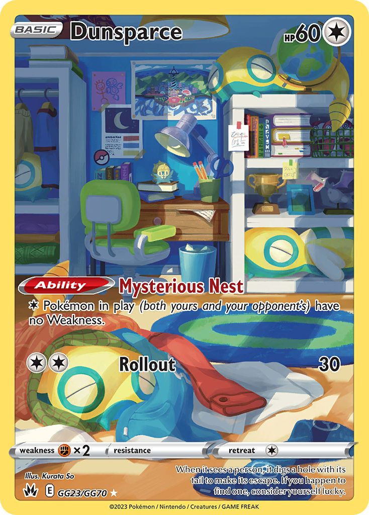 Dunsparce — illustrated card