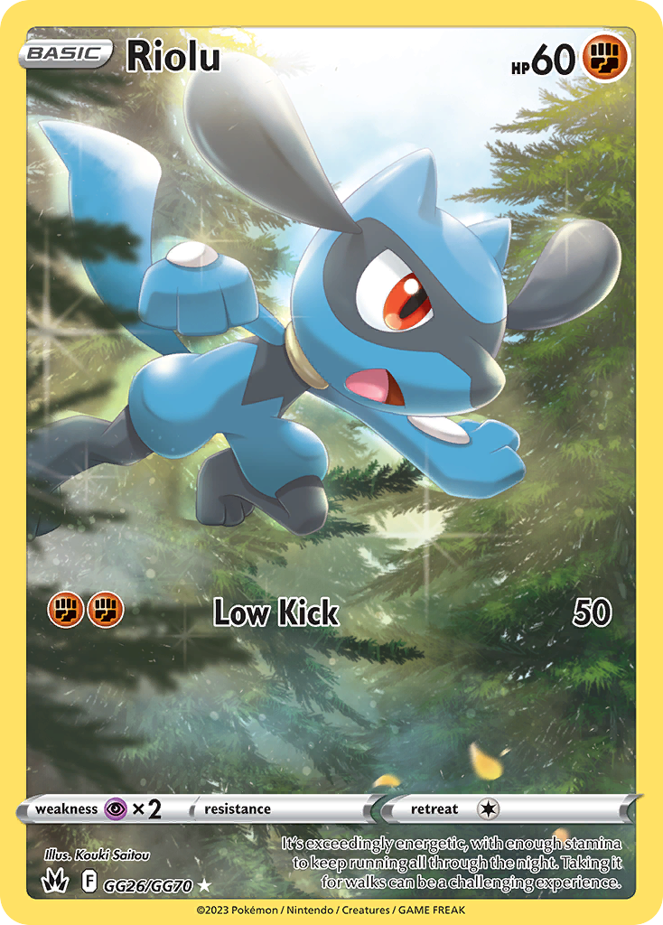 Riolu — illustrated card