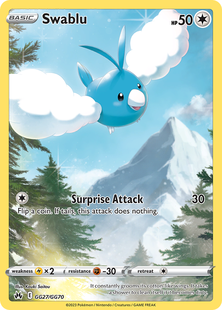 Swablu — illustrated card