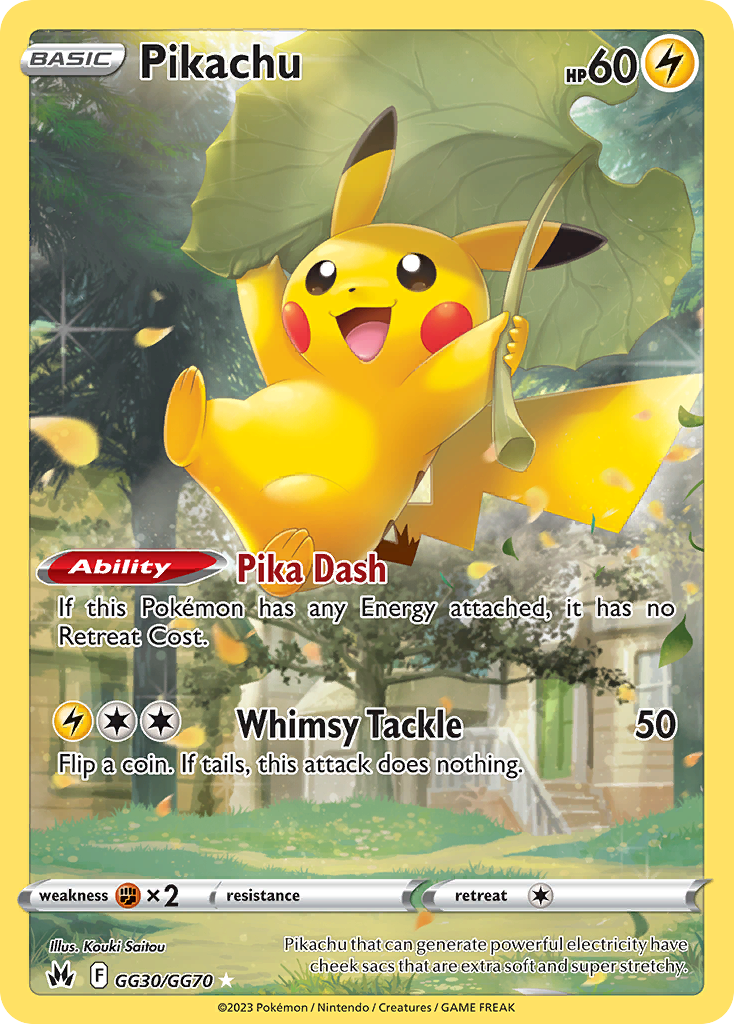 Pikachu — illustrated card
