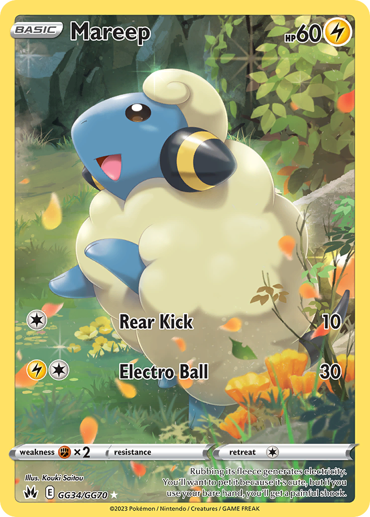Mareep — illustrated card