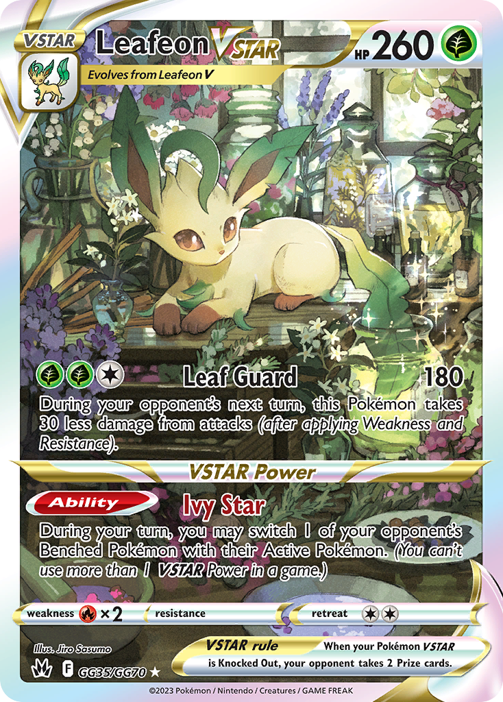 Leafeon VSTAR — illustrated card