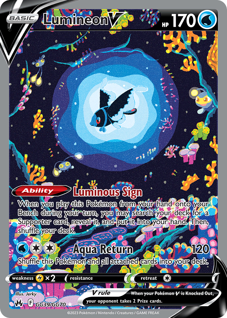 Lumineon V — illustrated card