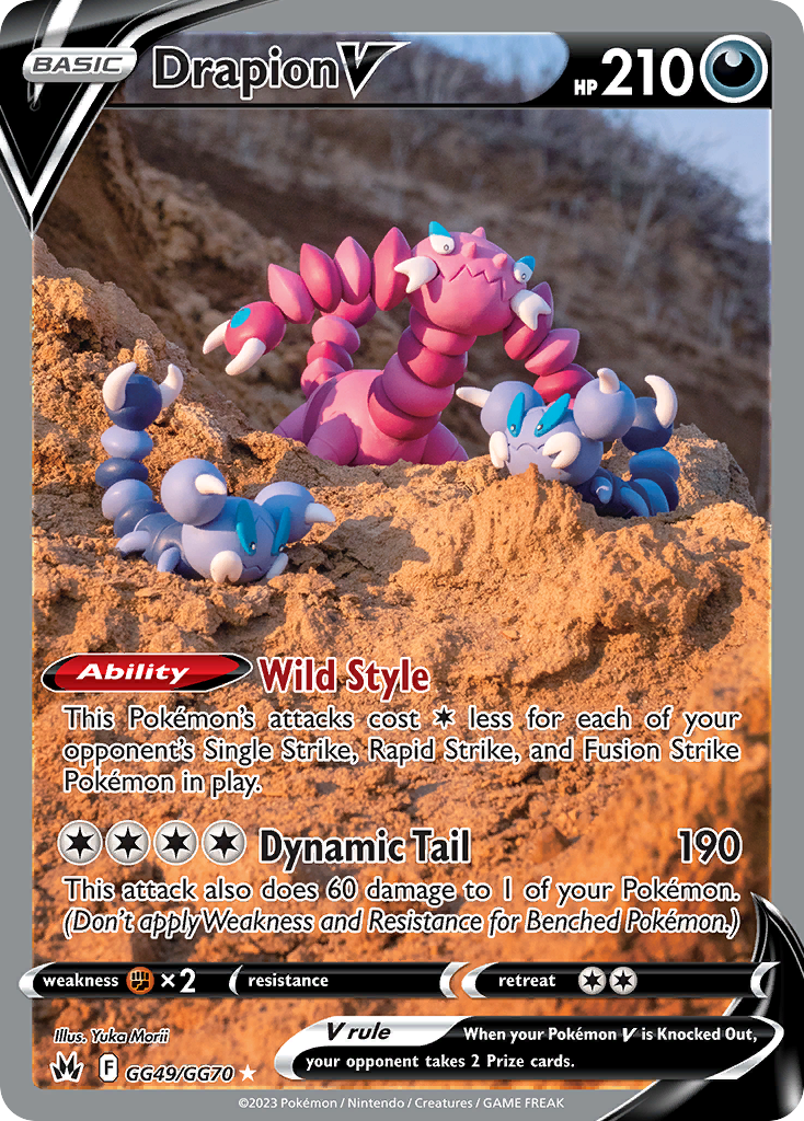 Drapion V — illustrated card