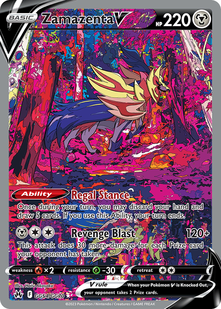 Zamazenta V — illustrated card