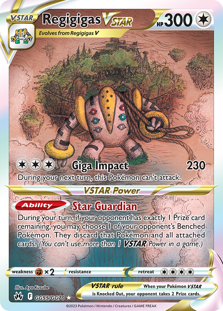 Regigigas VSTAR — illustrated card