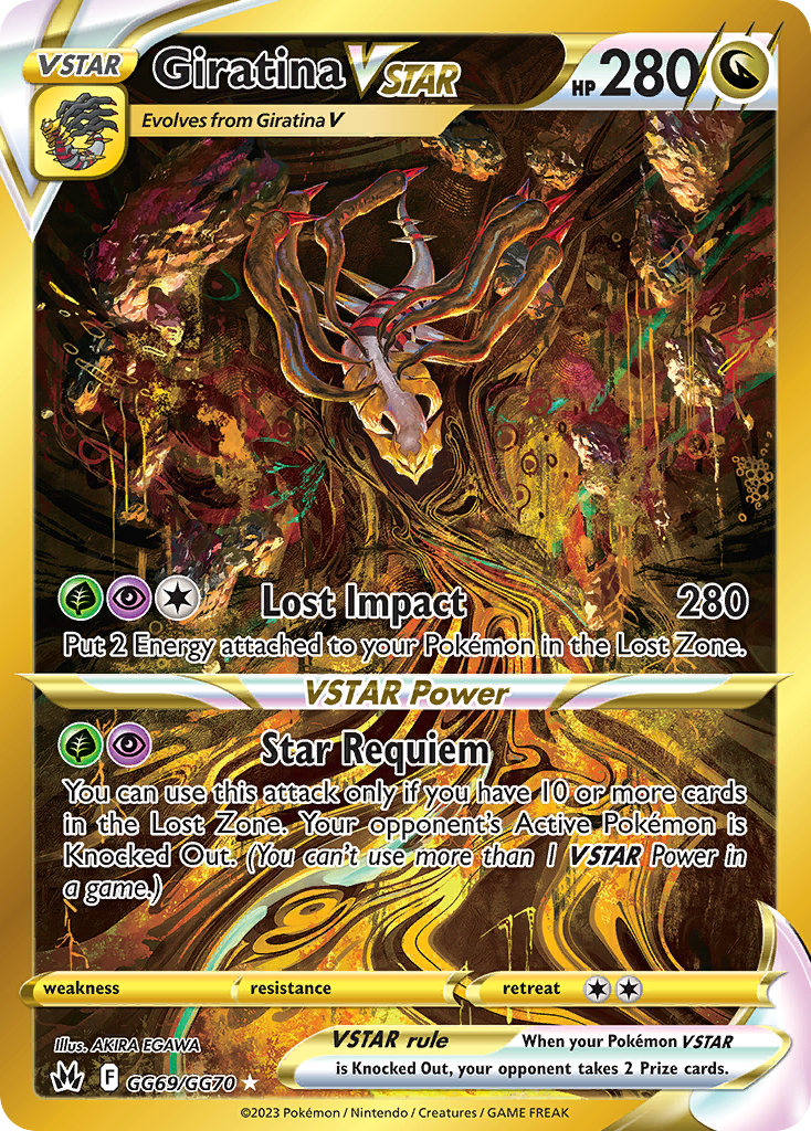 Giratina VSTAR — illustrated card
