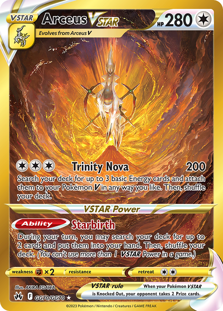 Arceus VSTAR — illustrated card