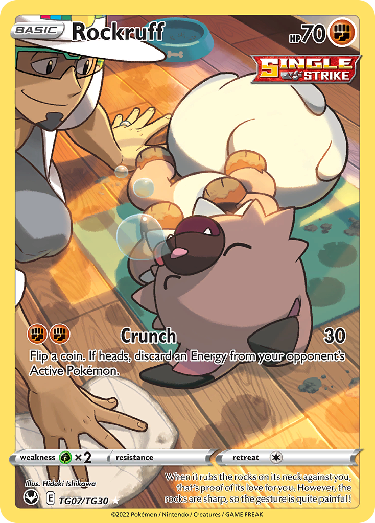 Rockruff — illustrated card