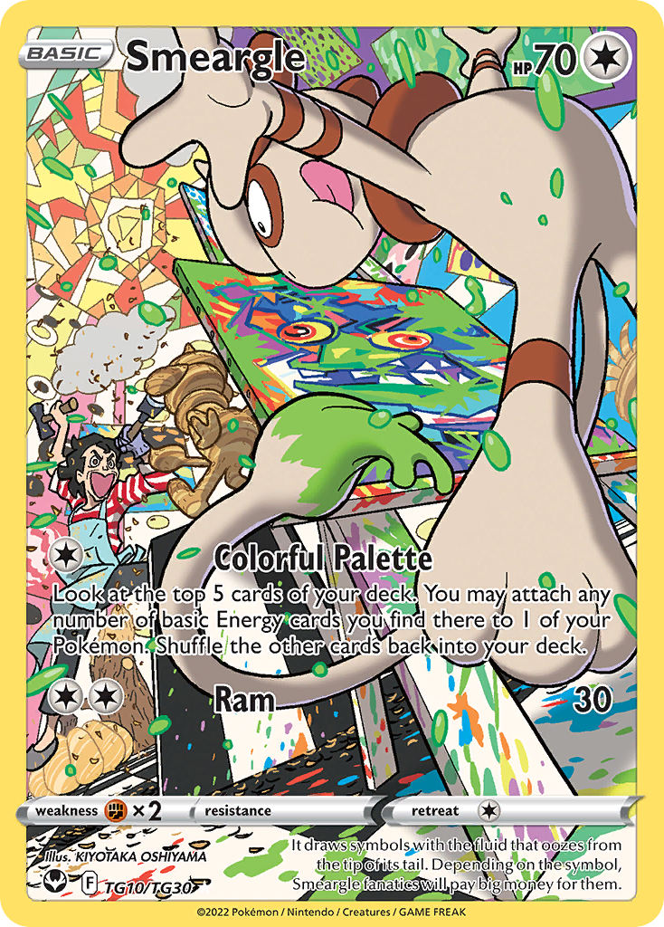 Smeargle — illustrated card