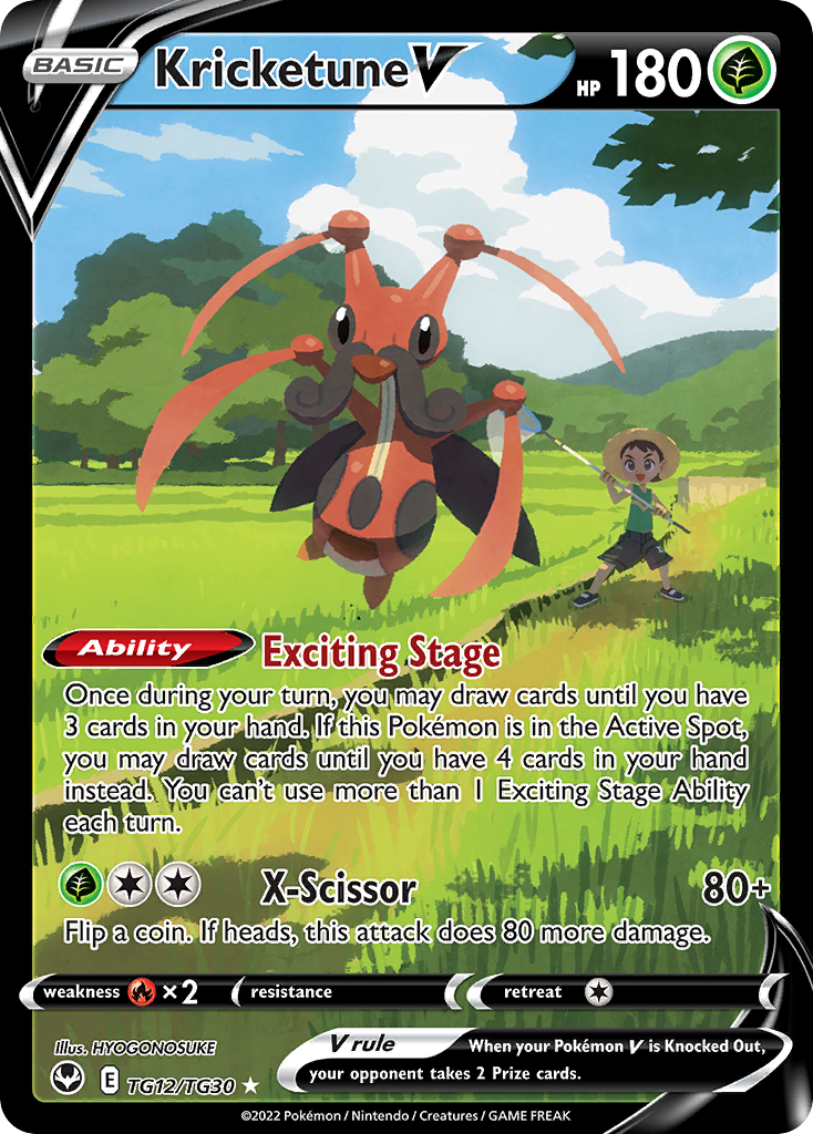 Kricketune V — illustrated card