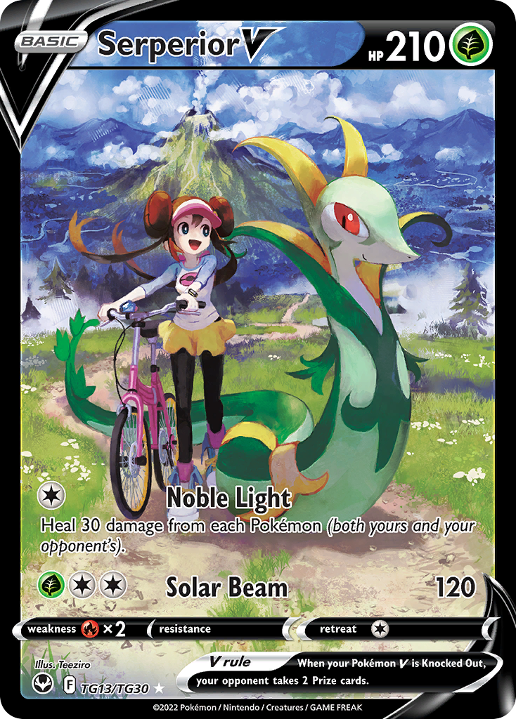 Serperior V — illustrated card