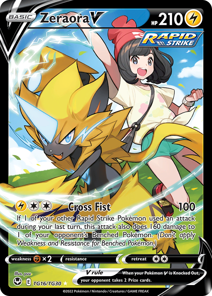 Zeraora V — illustrated card