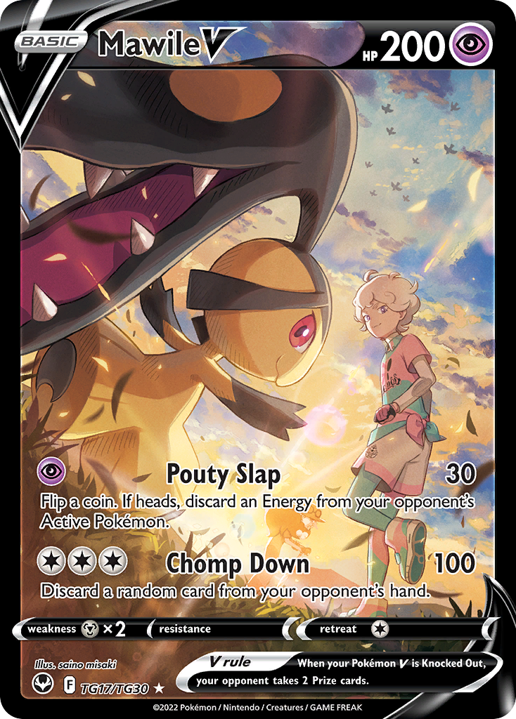 Mawile V — illustrated card