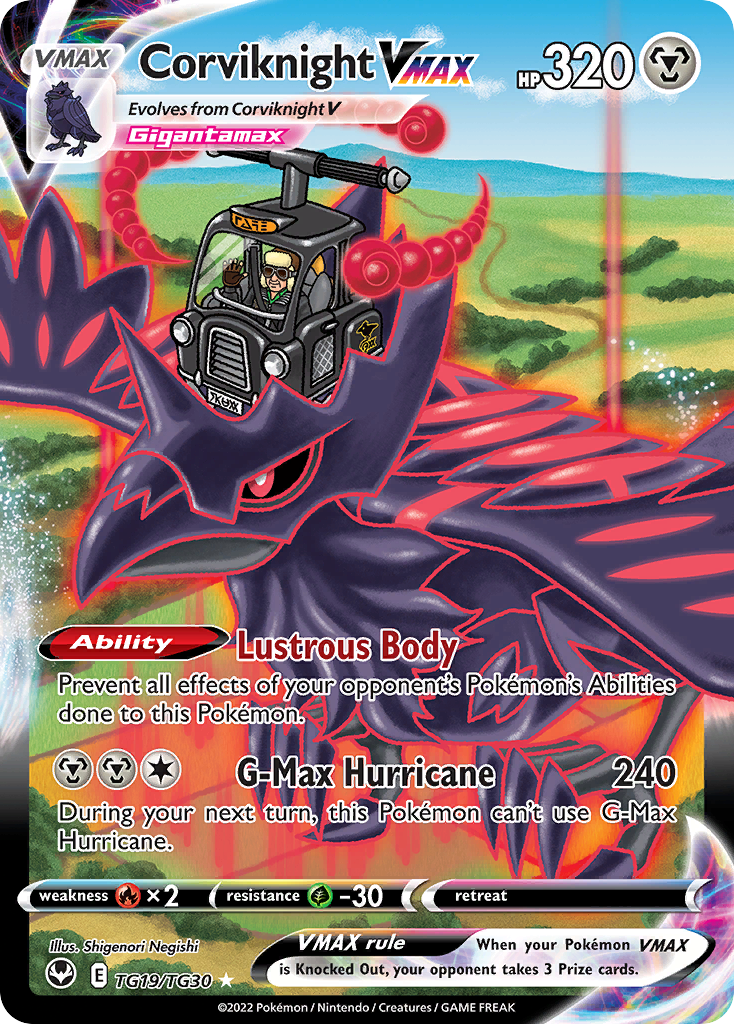 Corviknight VMAX — illustrated card