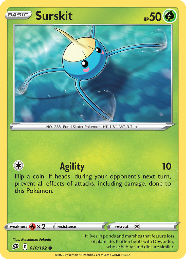 Surskit — illustrated card