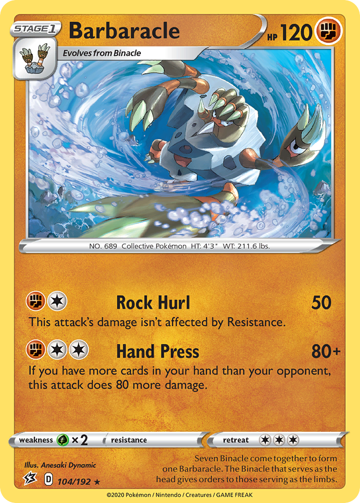 Barbaracle — illustrated card