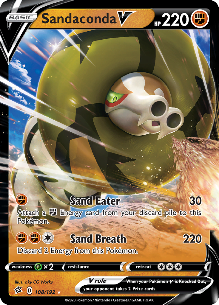 Sandaconda V — illustrated card