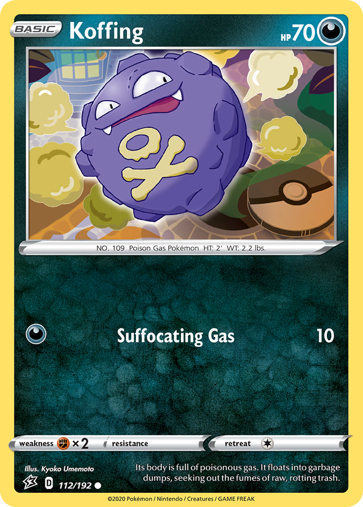 Koffing — illustrated card