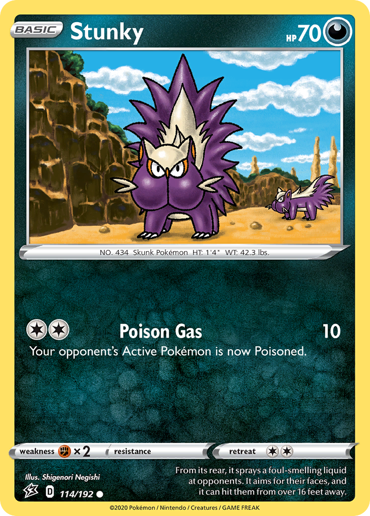 Stunky — illustrated card
