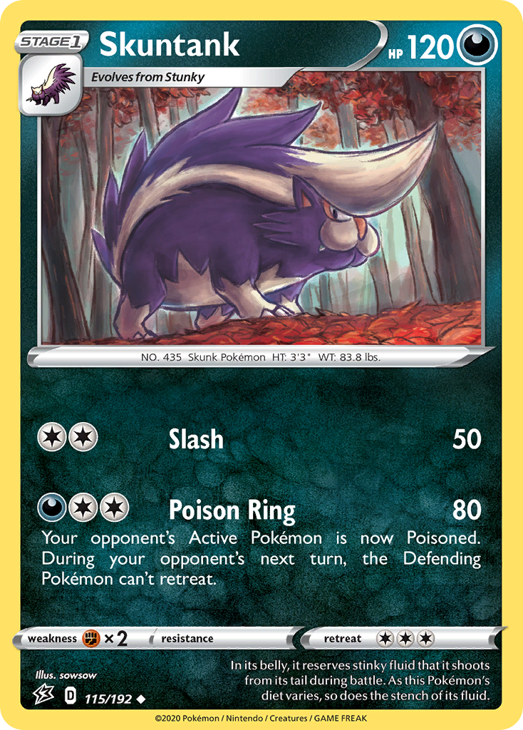 Skuntank — illustrated card