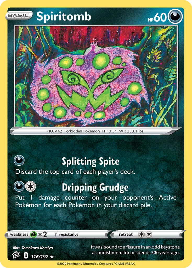 Spiritomb — illustrated card