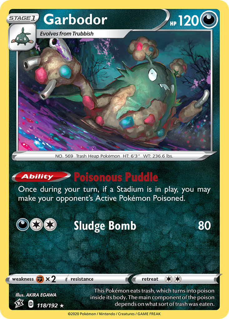 Garbodor — illustrated card