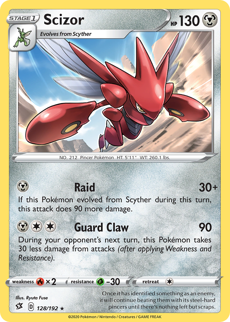 Scizor — illustrated card