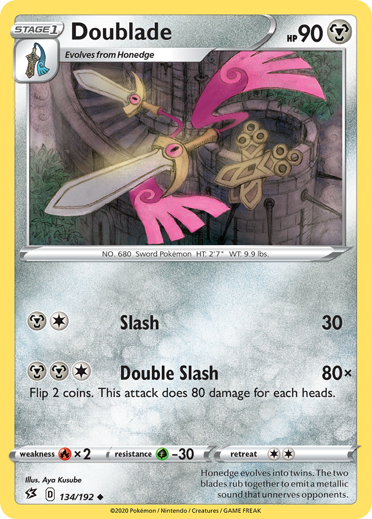 Doublade — illustrated card