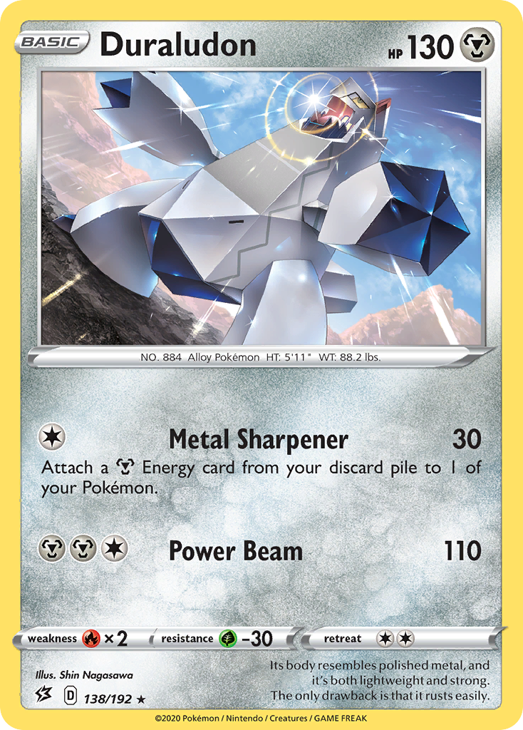 Duraludon — illustrated card