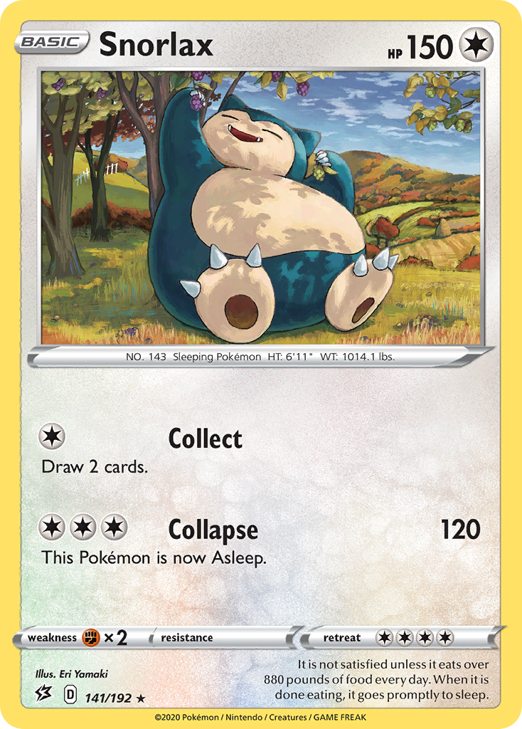 Snorlax — illustrated card