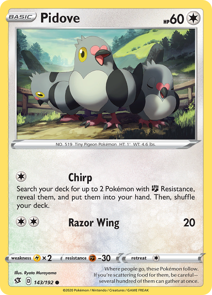 Pidove — illustrated card