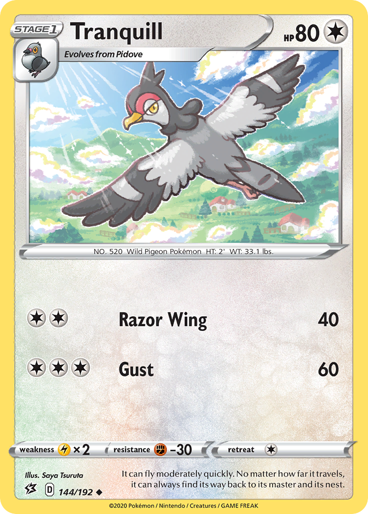 Tranquill — illustrated card