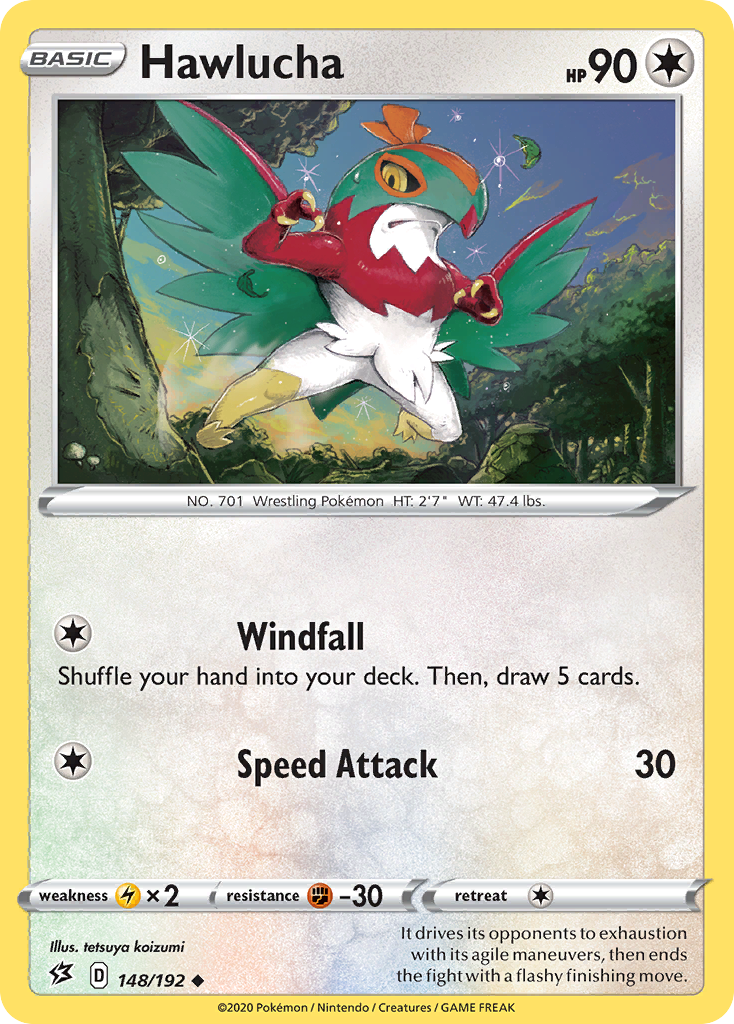 Hawlucha — illustrated card