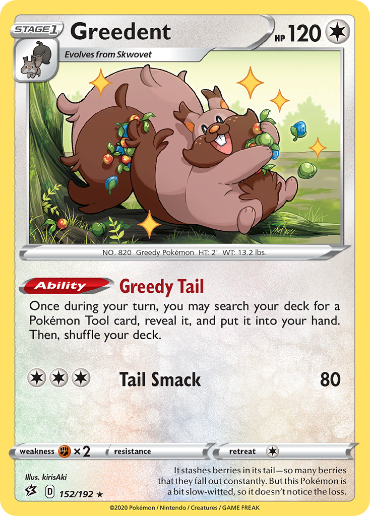 Greedent — illustrated card