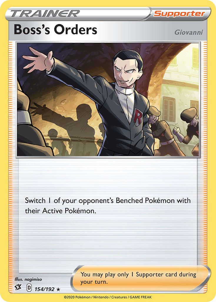 Boss's Orders — illustrated card
