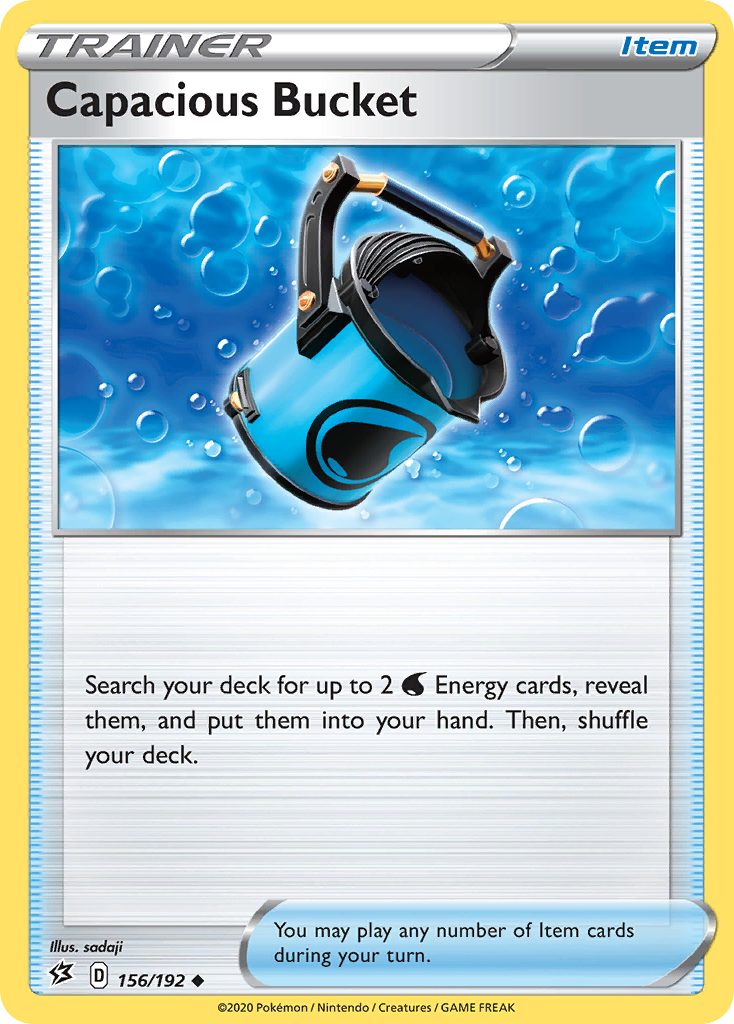 Capacious Bucket — illustrated card