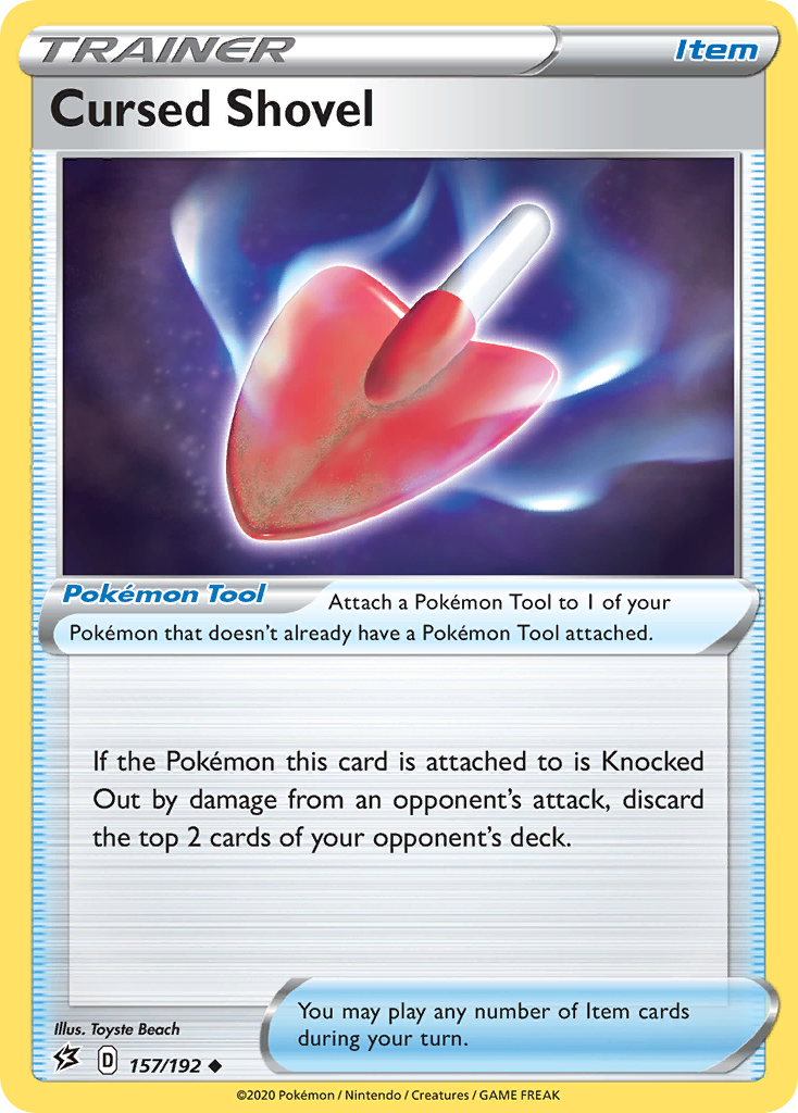 Cursed Shovel — illustrated card