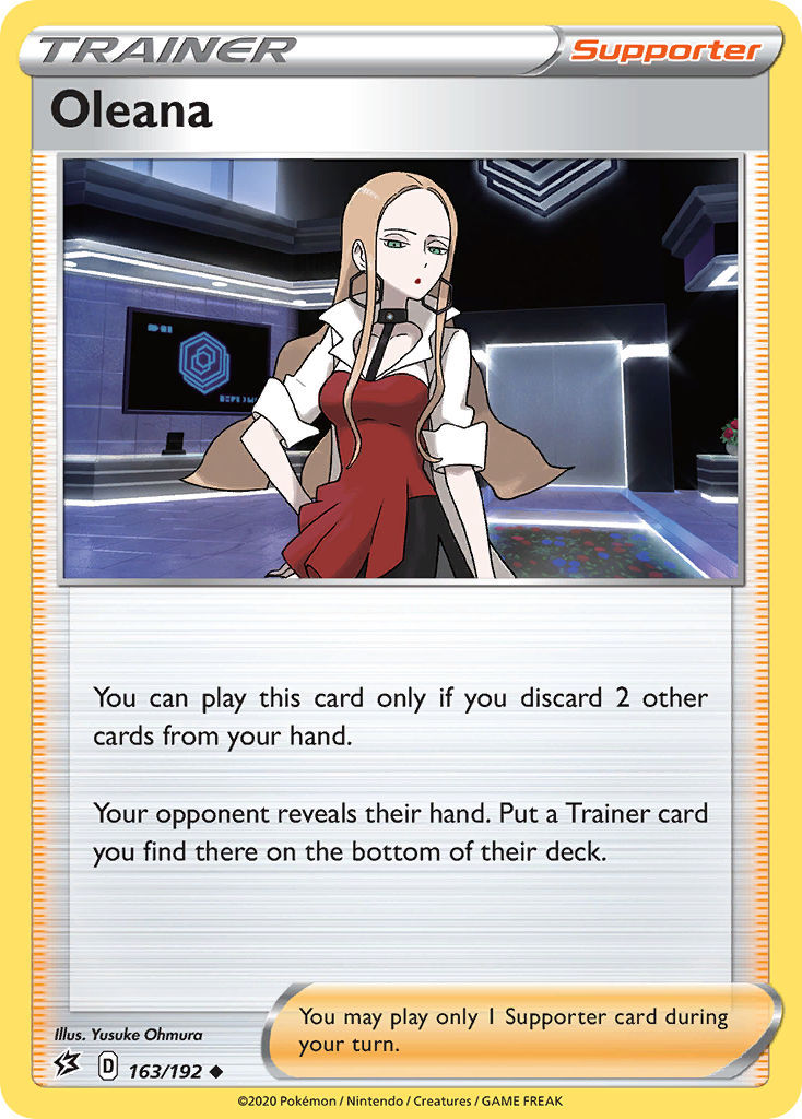 Oleana — illustrated card