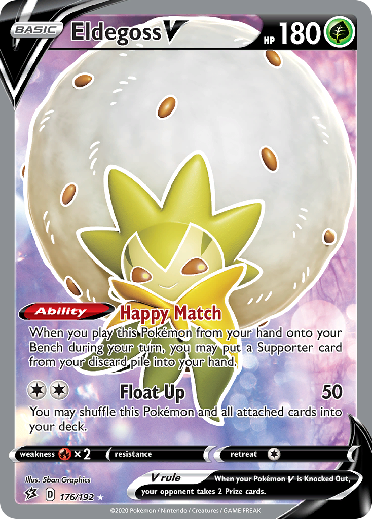 Eldegoss V — illustrated card