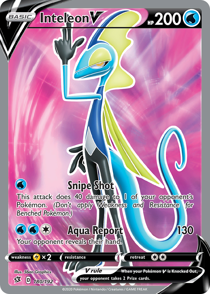 Inteleon V — illustrated card