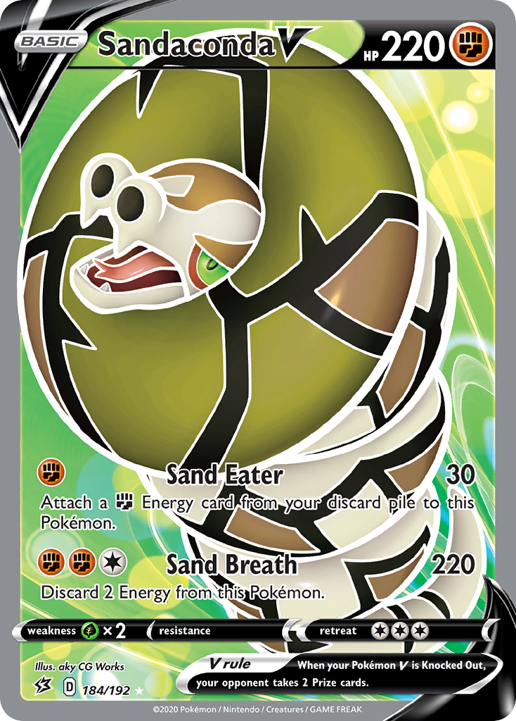 Sandaconda V — illustrated card
