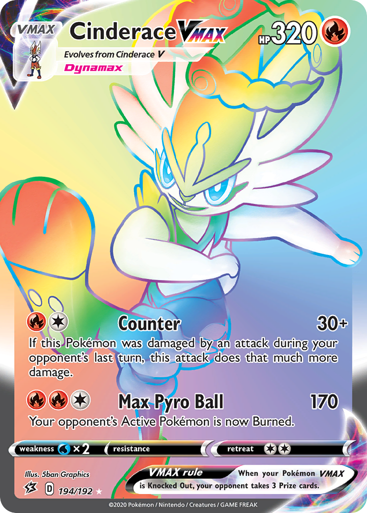 Cinderace VMAX — illustrated card