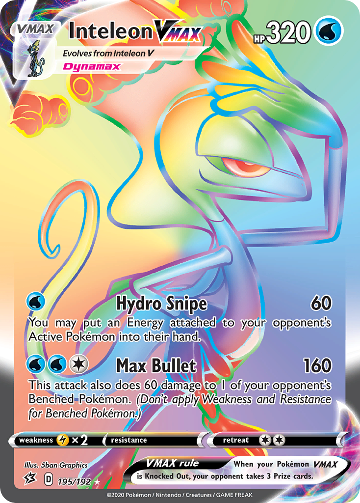 Inteleon VMAX — illustrated card