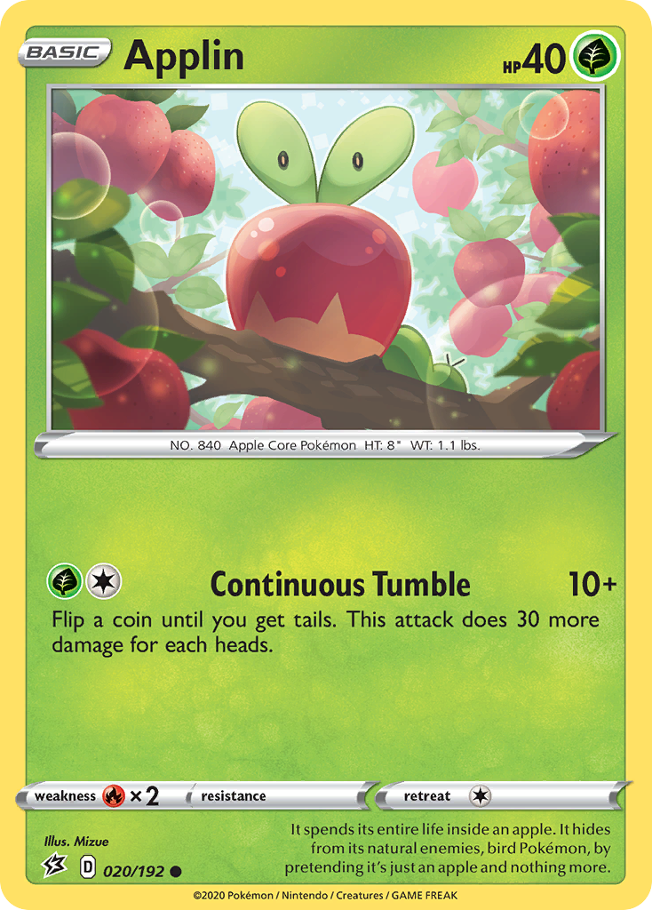 Applin — illustrated card